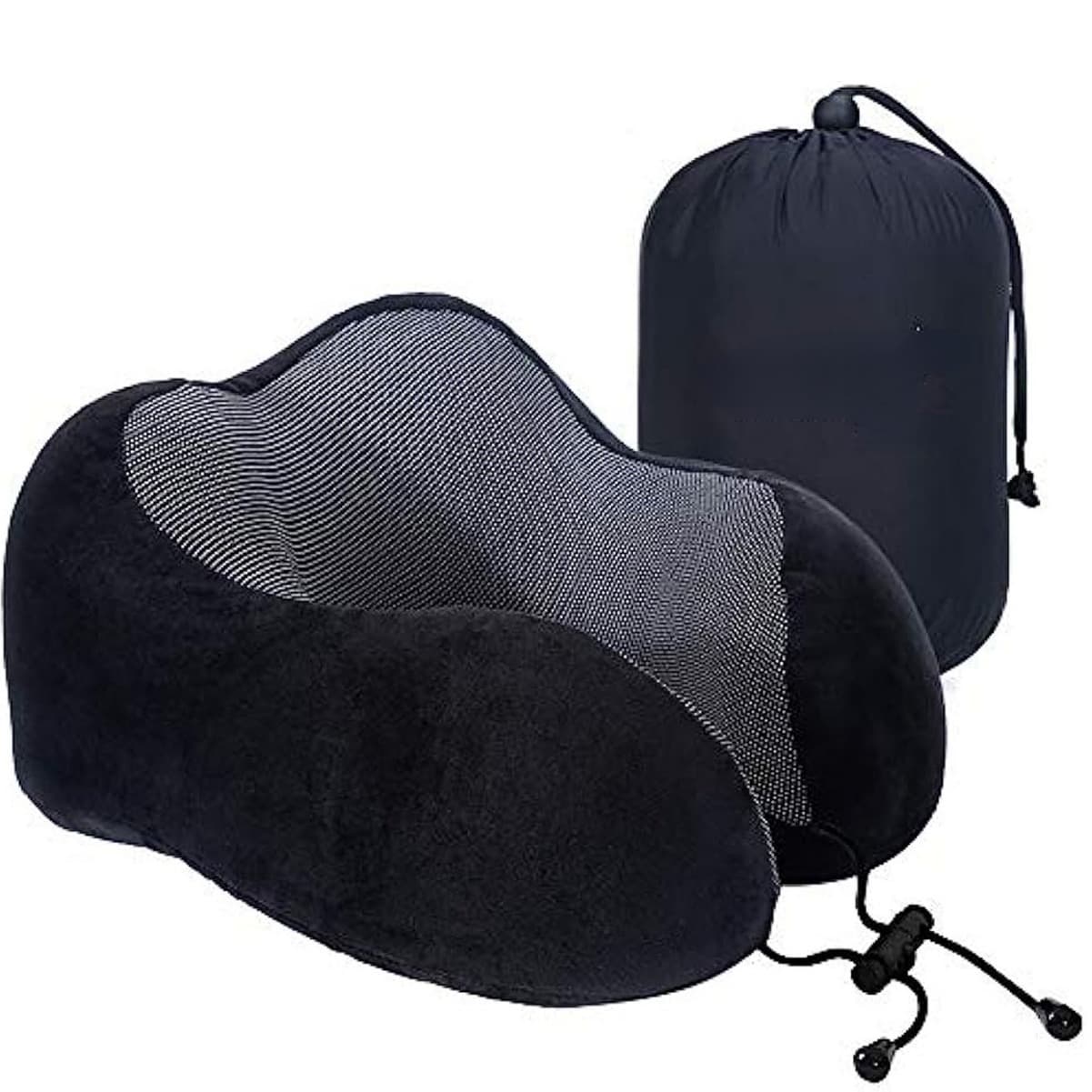 Travel Pillow, Airplane Pillow, Travel U-Shaped Pillow, Neck Pillow, Car Nap Pillow, Rest Pillow, Memory Foam Magnetic Cloth Pillow, Neck Support