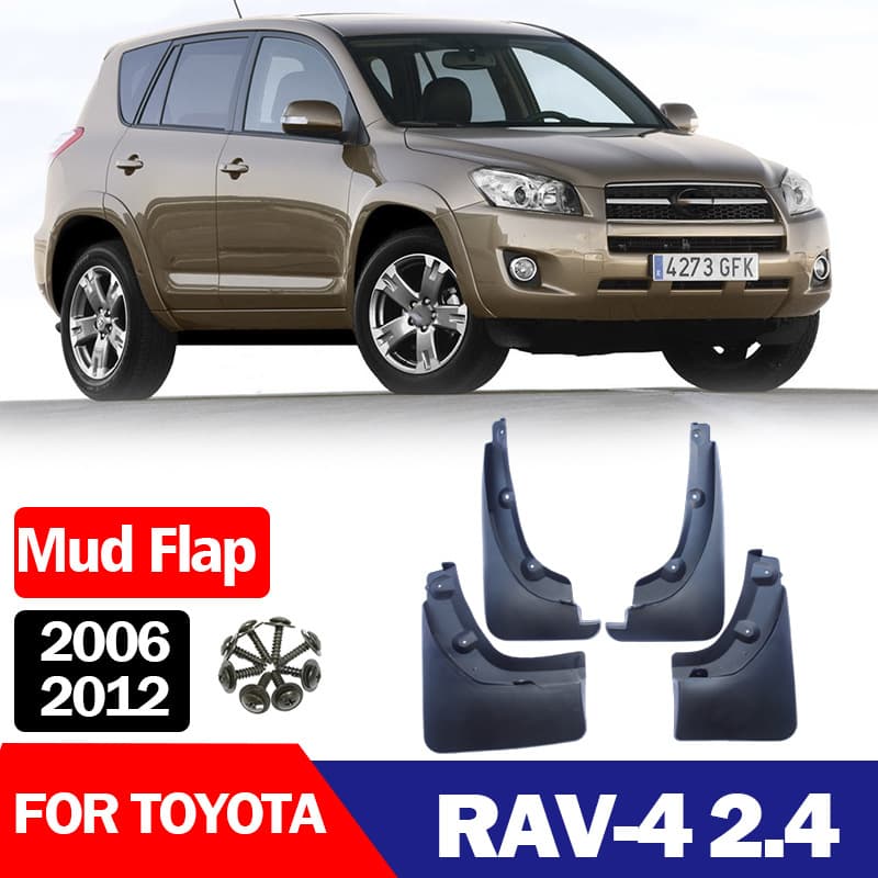 Fits Toyota RAV4 Mud Flaps RAV-4 2.4 Mud Flaps Splash Guards Cross-Border Model 2006-2012