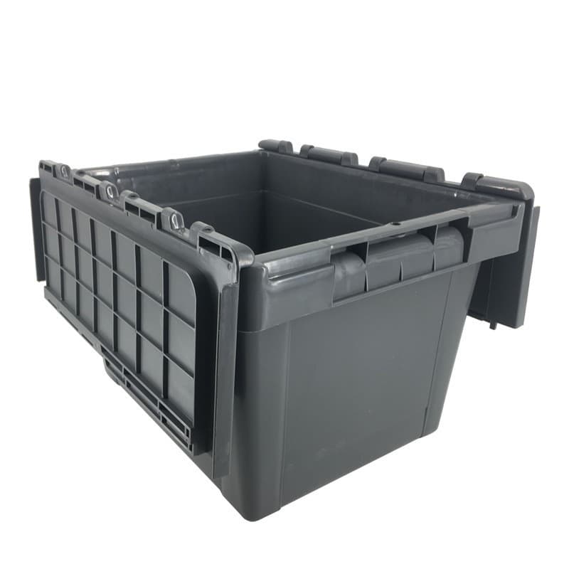 Thickened plastic turnover boxes, optional with lid, industrial logistics transit plastic boxes, manufacturer wholesale plastic boxes.