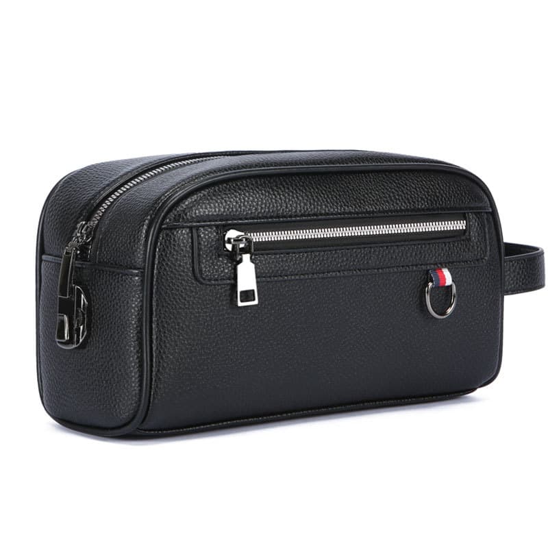 Men's Handbag Convenient Large Capacity Casual Tote with Combination Lock Clutch Wallet for Men, Coin and Phone Organizer, Trendy