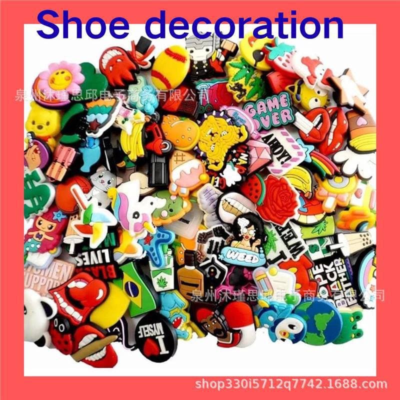 Set Series Croc Charms Premium DIY Shoe Accessories Shoe Flowers Shoe Buckles Croc Decoration Accessories Cross-border
