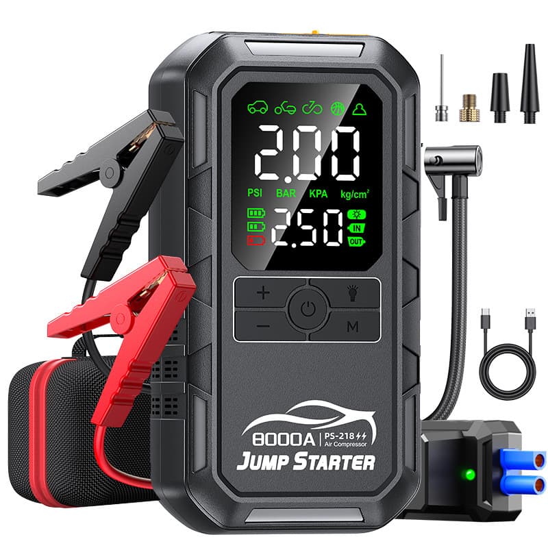 Cross-border car emergency starting power supply car air pump multi-functional all-in-one machine 12V battery powerful power bank