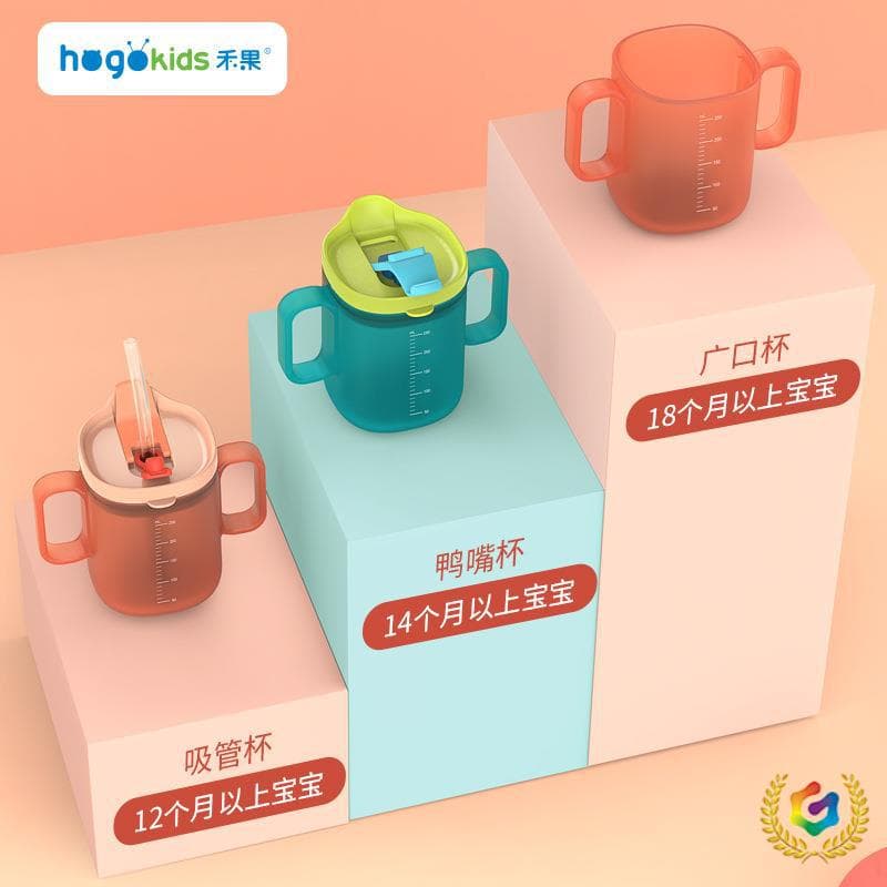 ✅ Kids' Learning Drinking Cup with Milk Cup, Baby Graduated Sippy Cup, Dual-Use Spout Cup with Straw