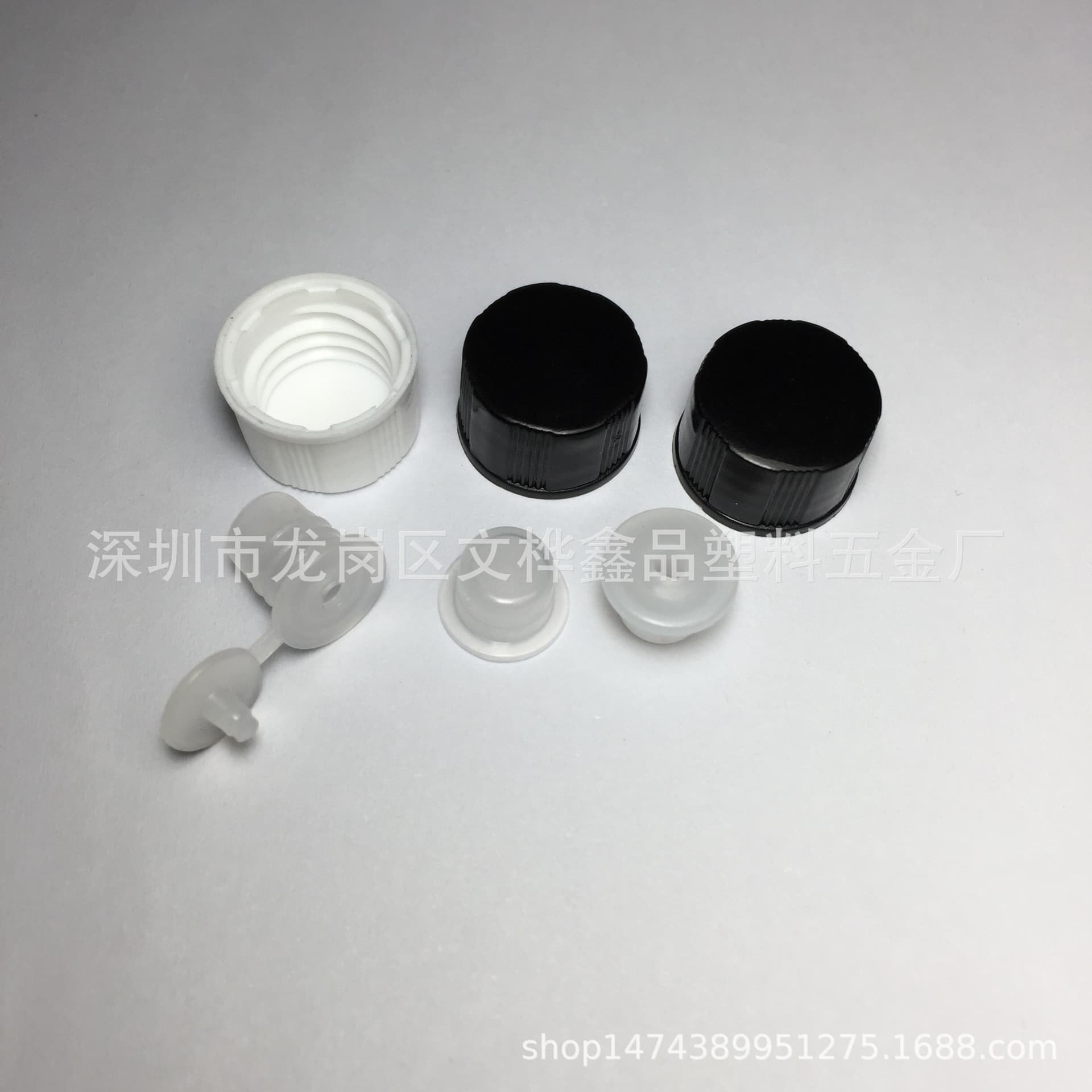 Factory direct 13-thread screw cap, sample bottle cap, pull-tube cap, essential oil refill cap with optional inner plug