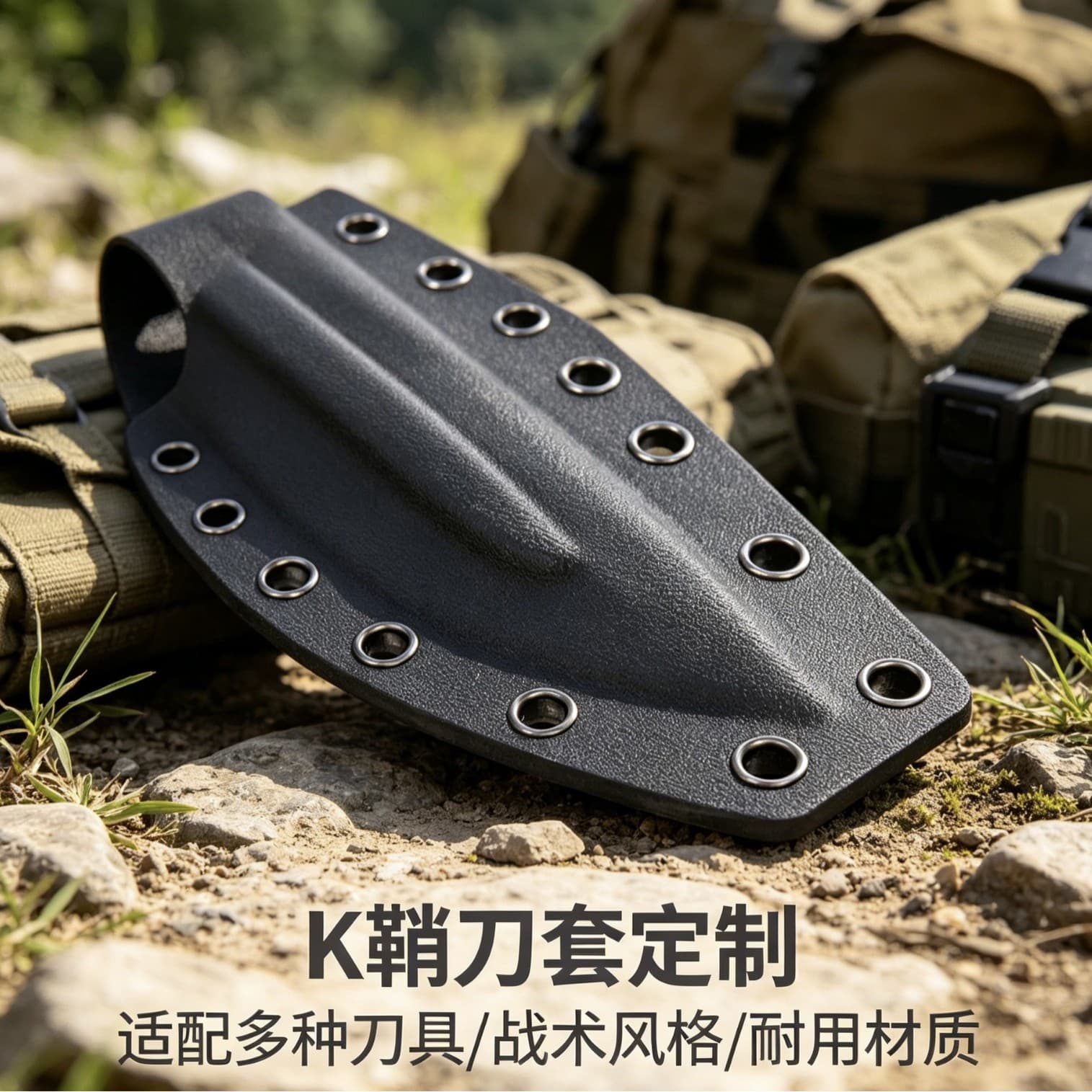 K-Sheath Knife Sheath Custom/Thermoplastic Knife Holster Outdoor Tactical Knife Sheath Custom Processing by Drawing or Sample in Bulk