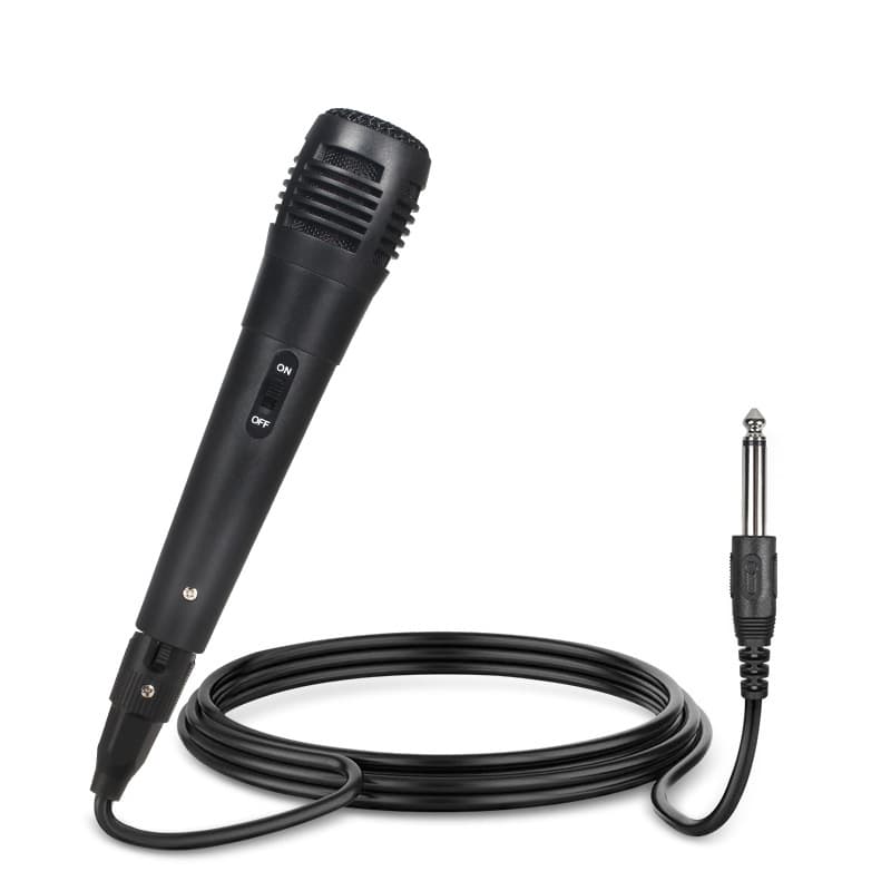 Cross-Border Hot-Selling Dynamic Coil Wired Microphone for Home Speaker Karaoke, Computer Recording, Bluetooth Audio, Wired Microphone