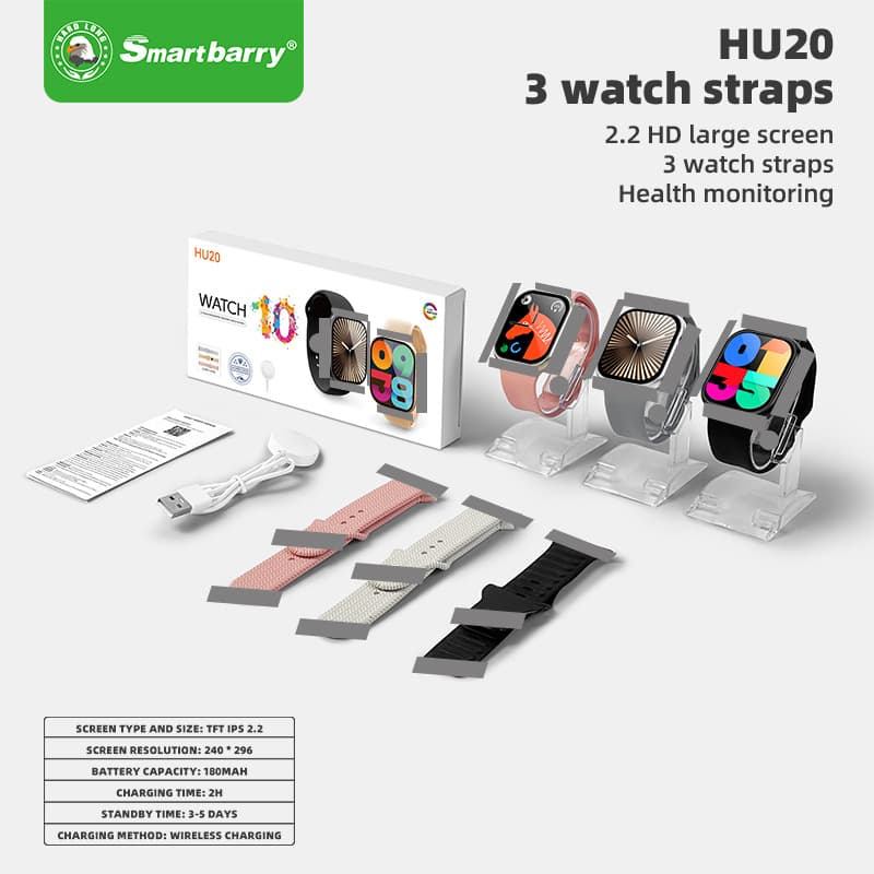 Cross-border Hot Selling HU20 New Watch10 Smart Bracelet Cellular Version Bluetooth Call Smart Watch