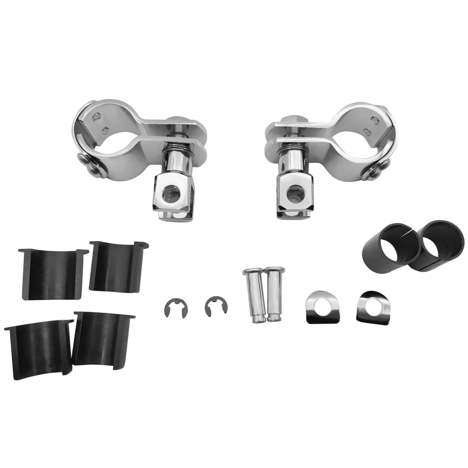 Motorcycle Harley Foot Peg Mounts Compatible with XL883 1200 Fat Boy Electra Glide Accessory Foot Pegs