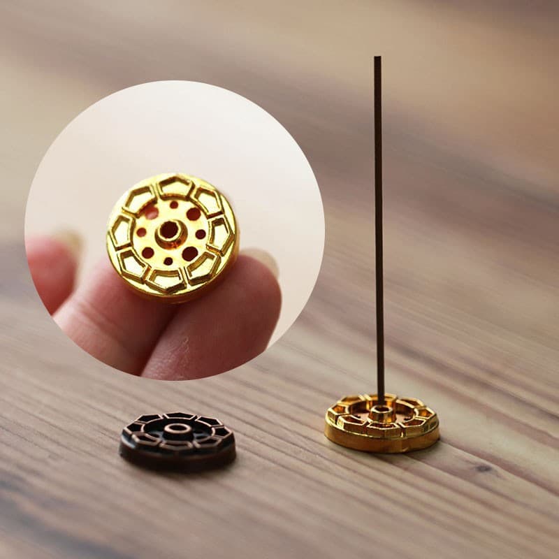 Lotus Nine-Hole Incense Holder Coil Incense Rack Small Gourd Incense Holder Nine-Hole Incense Stick Small Drop Incense Base Stand Holder Incense Burner Holder