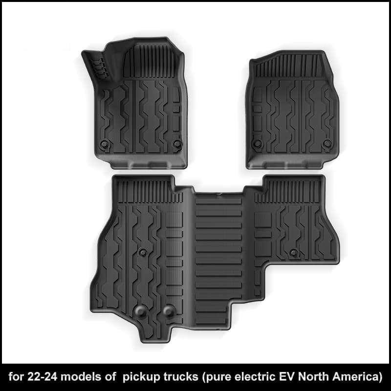 Eco-friendly TPE Floor Mats for 22-24 HUMMER Pickup GMC Hummer, Cross-border Exclusive