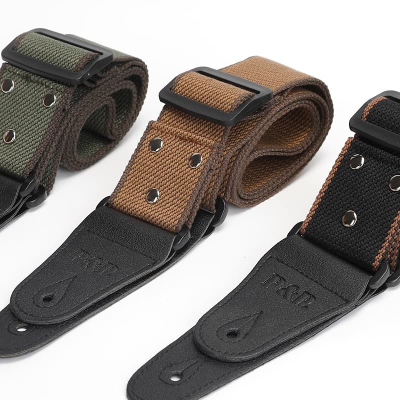 Cotton Guitar Strap Factory Direct Instrument Accessories Adjustable Length Shoulder Pad For Acoustic Electric Guitars