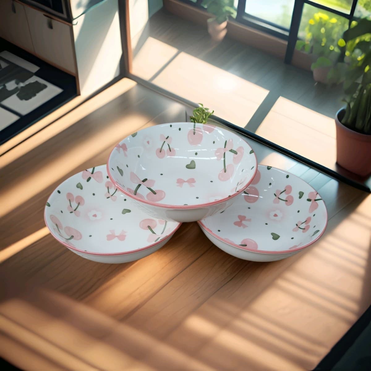 High Color Value Underglaze Color Household Ceramic Noodles Bowl 7 Inch Aviation Bowl Eating Bowl Ram Noodles Bowl Snail Powder Noodles Bowl