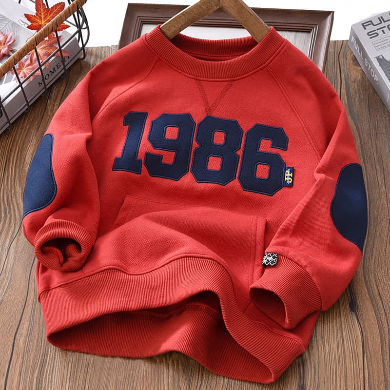 Boys' Hoodie 2026 Spring New Style Casual Korean Fashion Top for Middle and Big Kids Pullover