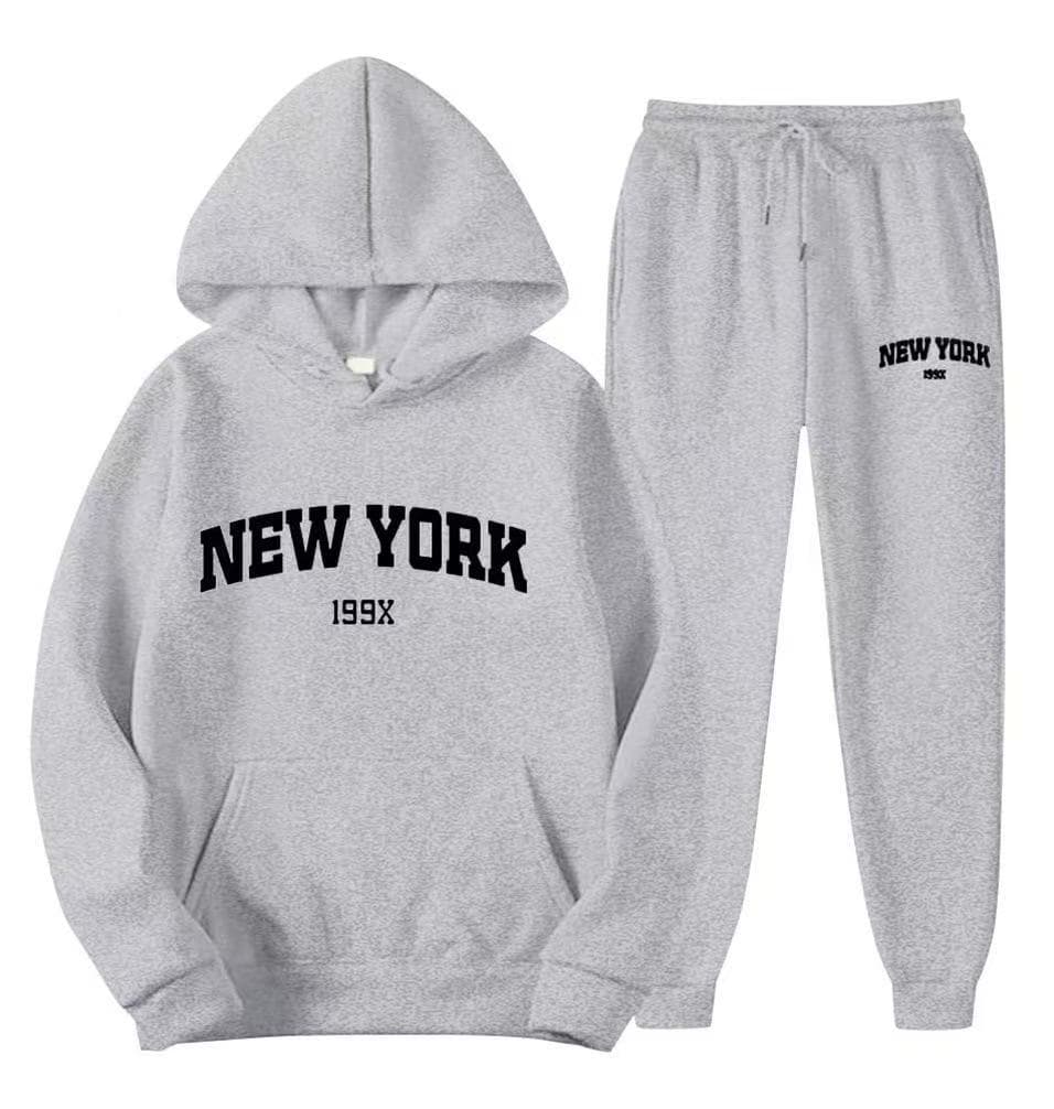 New European and American Fall/Winter Men's Plus Size Thickened Casual Hooded Long Sleeve Sweatshirt Sports Fitness Men's Set