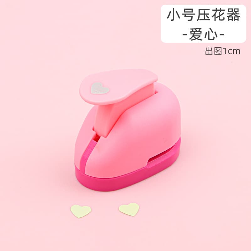 Easy-Press Embossing Punch for Kids DIY Craft, Flower Punch for Children's Handmade Decorations, Gift, Small and Large Sizes