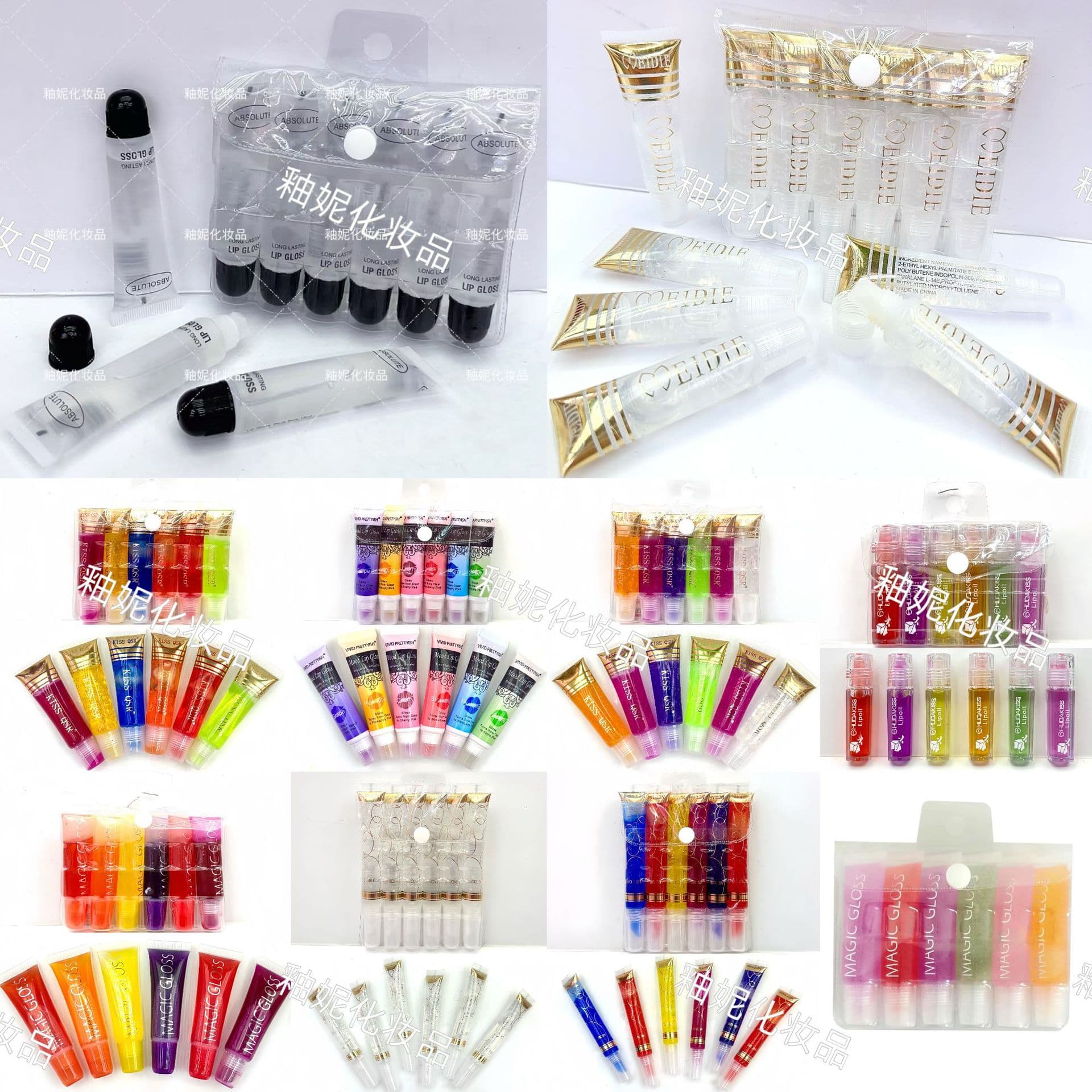 ABSOLUTE Moisturizing Hydrating Clear Hydrating Plump Lip Oil Water-Glossy Mirror Finish Lip Soft Tube Essence Oil Lip Gloss