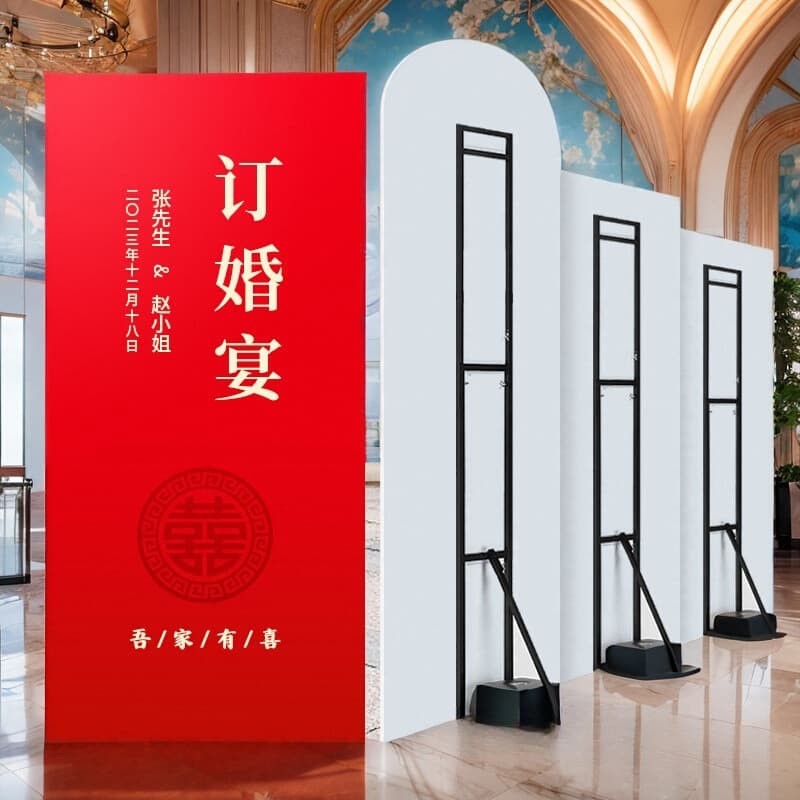 KT Board Stand, Human-Shaped Cutout, Wedding Background Support Frame, Exhibition Stand for Outdoor Advertising Posters