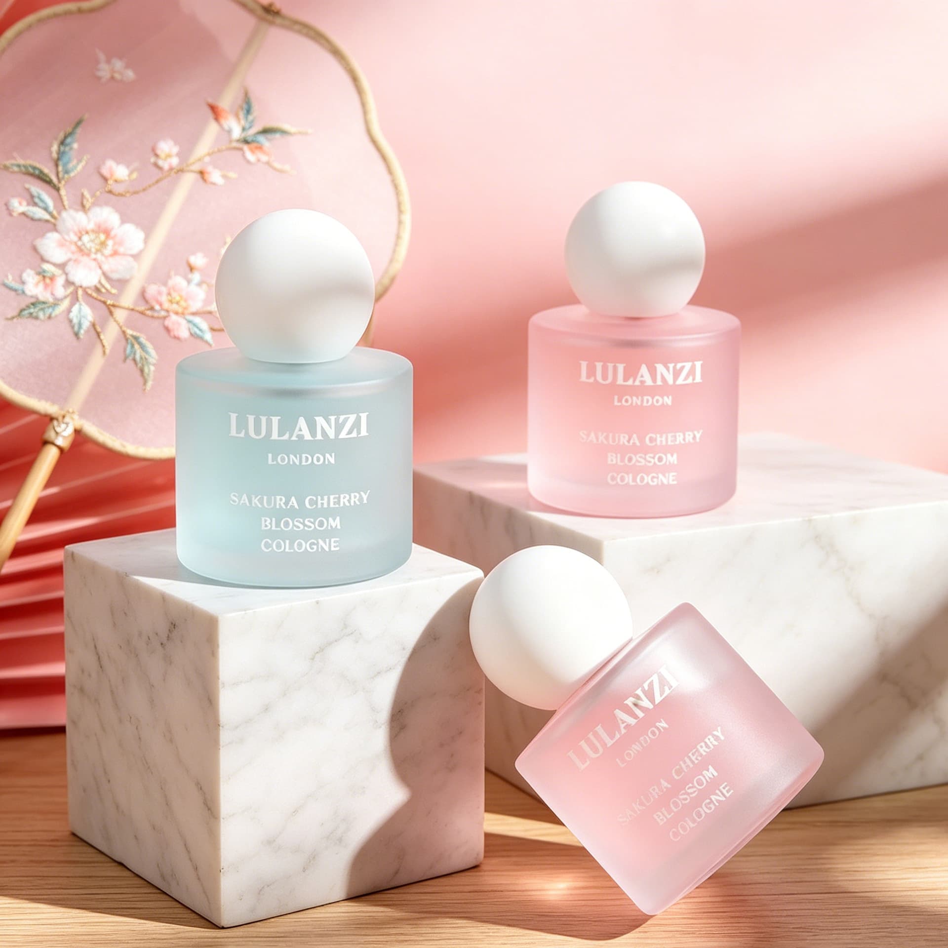 LULANZI Cherry Blossom Women's Perfume 50ml Fresh Long-Lasting Azalea Elegant Floral Scent Girl-Next-Door Eau de Toilette