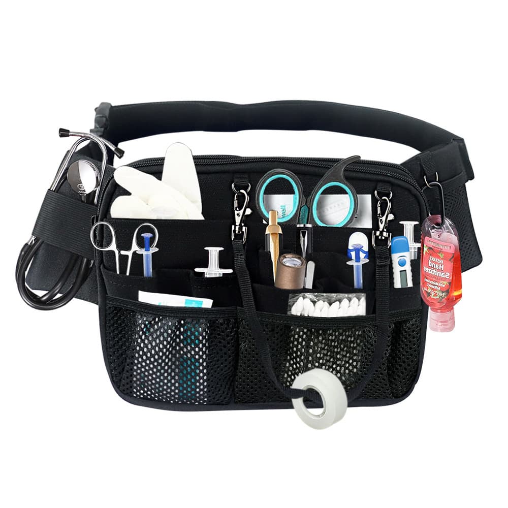 Cross-Border Medical Multifunctional Waist Bag Oxford Cloth Medical Supplies Tool Kit Infusion Nurse Bag Nylon Crossbody Bag