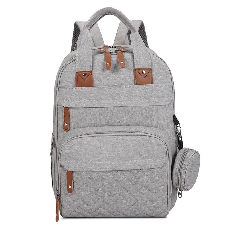 New Multifunctional Diaper Bag with Insulated Bottle Pockets, Maternity Backpack with Multiple Compartments, Large Capacity Baby Bag