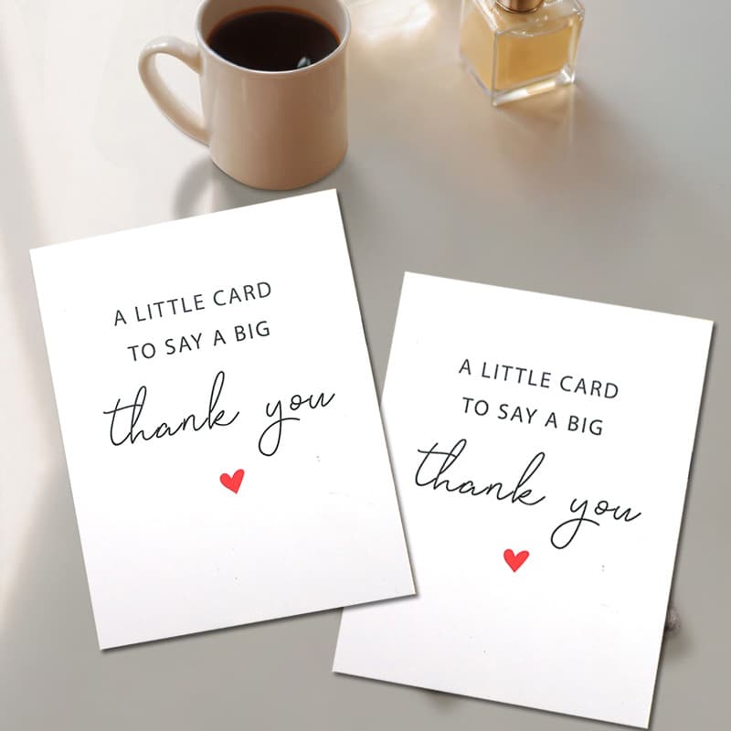 Ready-to-ship cross-border hot sellers TEMU Amazon universal gratitude paper keychain small gifts exchange blessing cards.