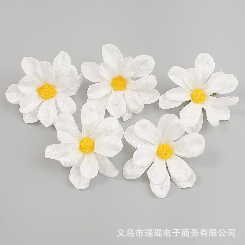 Artificial Flowers White Hydrangea Rose Heads Faux Flowers Premium Realistic DIY Materials for Weddings