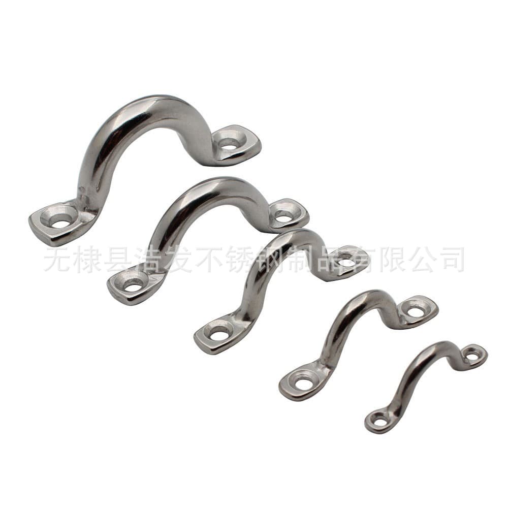 304 Stainless Steel Camel Back Handle Arch Yacht Handle Fixed Door Handle Pull Manufacturer