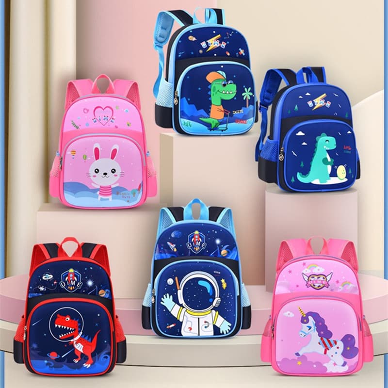 Korean-style cute cartoon backpack for kindergarten children of all ages, boys and girls, student backpack