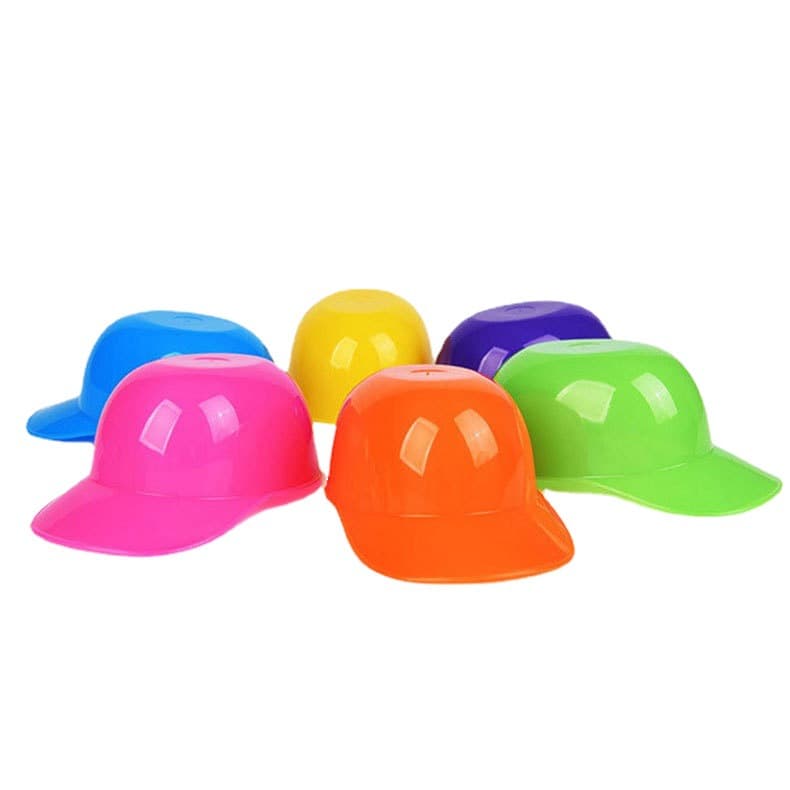 Sanle Factory Custom Wholesale PP Plastic Bowl Dessert Ice Cream Bowl Creative Baseball Cap Safety Helmet Snack Bowl