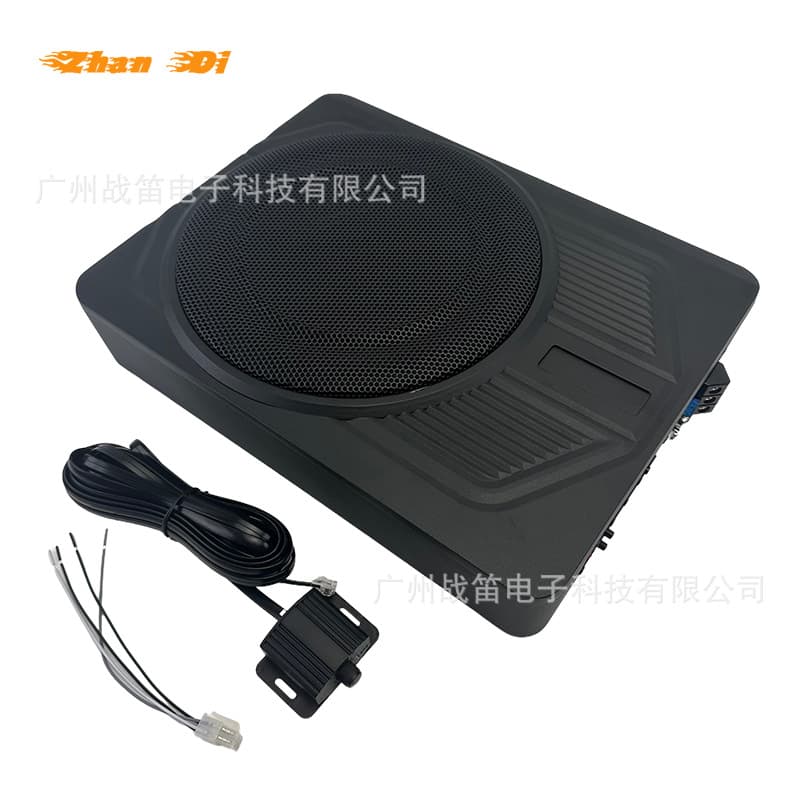 Wholesale 10 Inch Ultra-Thin Subwoofer Max Power 500W Active Under-Seat Car Subwoofer
