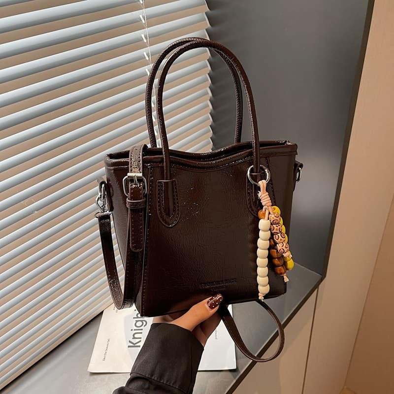 Premium Textured Casual Bucket Bag for Women 2026 Spring New Arrival Simple Luxury Niche Shoulder Crossbody Bag
