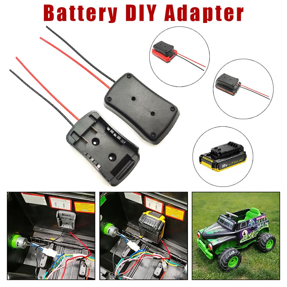 DIY converter BD/Bu PC Pie/Stanley DL 18V/20V lithium battery electronic line output application