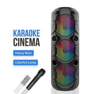 New Cross-Border Multi-Speaker Colorful Bluetooth Speaker Portable Multi-Functional Outdoor Small High-Volume Subwoofer Speaker