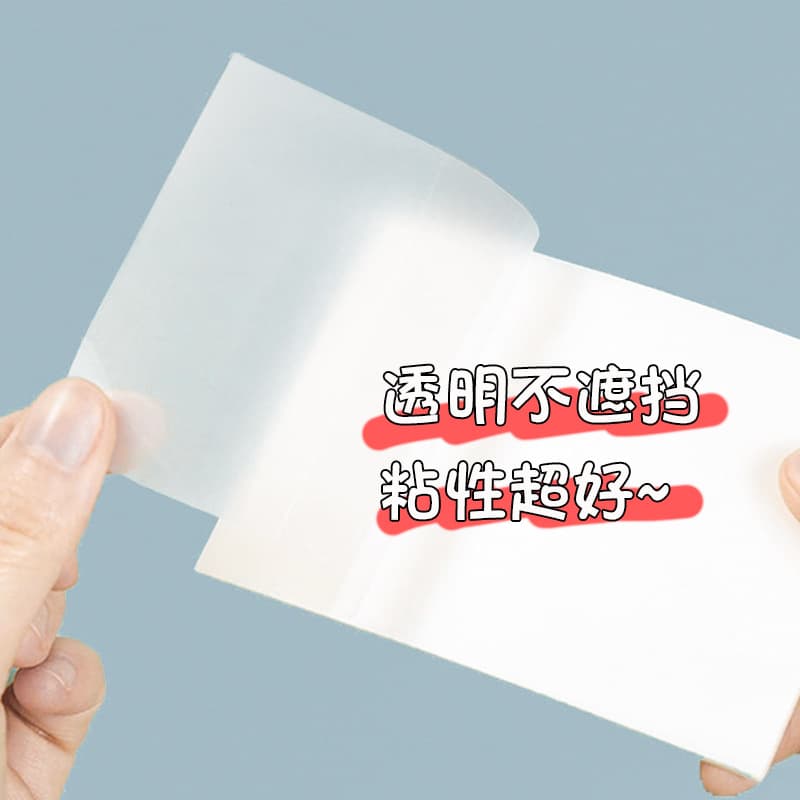 Hot-selling Transparent Sticky Note Paper, PET Waterproof Manufacturer Wholesale, Quick-dry Writable with Good Adhesion, Memo Pad Reminder Stickers