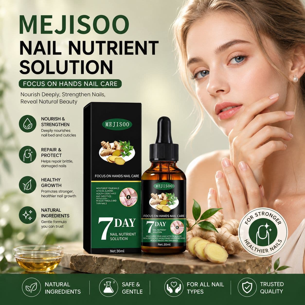 Cross-border Foreign Trade Nail Nutrient Solution Nail Care Liquid Moisturizing Nail Nutrient Liquid All English
