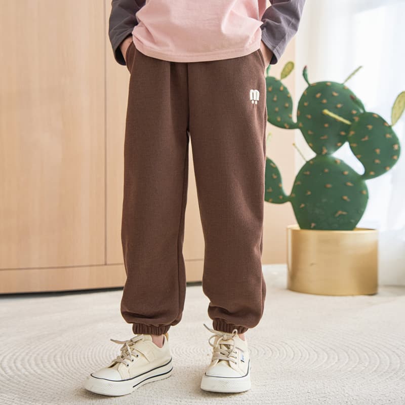 Casual Comfortable Children's Sports Pants Spring Autumn Unisex Cotton Blend Fabric Soft Processed Elastic Waistband