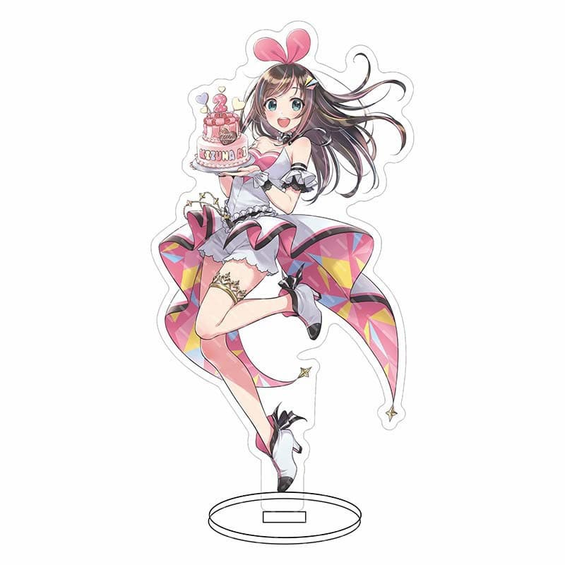HOLOLIVE Shirakami Fubuki, Natsuiro Matsuri, Akai Haato, Ookami Mio Virtual YouTuber Keychain Stand Figure