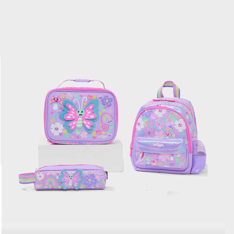 Australian Smiggle school bag kindergarten children's backpack cover than dollhouse storage bag cartoon clothing backpack