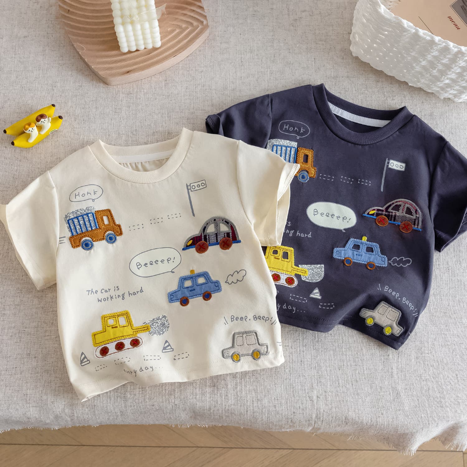 Boys' Short Sleeve T-Shirt Summer Top 2026 New Style Kids' Half Sleeve Cotton Cool-Touch Shirt