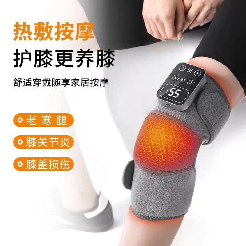Knee Heat Therapy Wrap Electric Heating Knee Support for Cold Legs Intelligent Warming Leg Massager