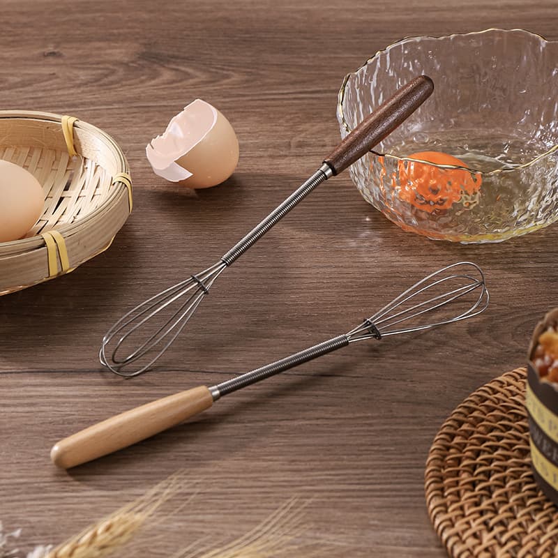 Stainless Steel Milk Frother Kitchen Tool Baking Supplies Egg Cream Manual Whisk Mixer