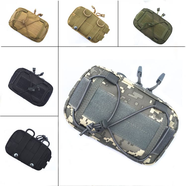 Lonely outdoor MOLLE tactical accessory bag multi-functional EDC storage bag outdoor camouflage shoulder strap tool hanging bag