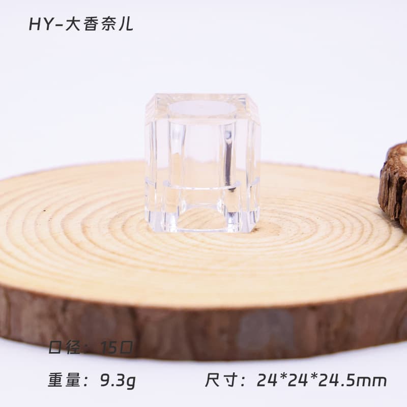 In-stock wholesale perfume glass bottles with matching caps, spray nozzles 13mm, 15mm, 18mm screw thread, snap-on bottle use