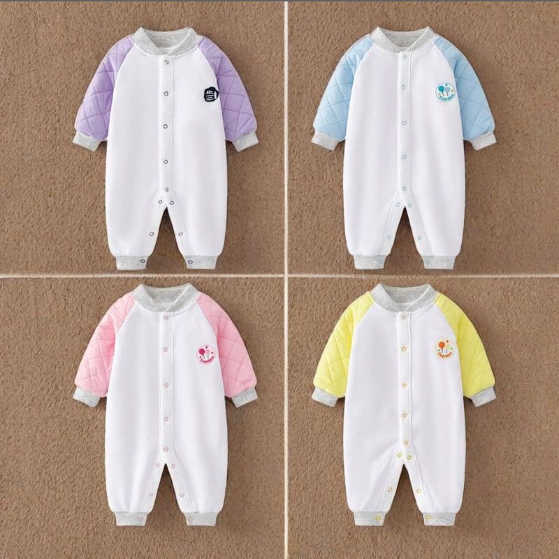Baby Romper Winter Double-Layer Fleece Thickened Infant Onesie Warm Autumn Winter Boys Girls Long Sleeve Crawling Suit