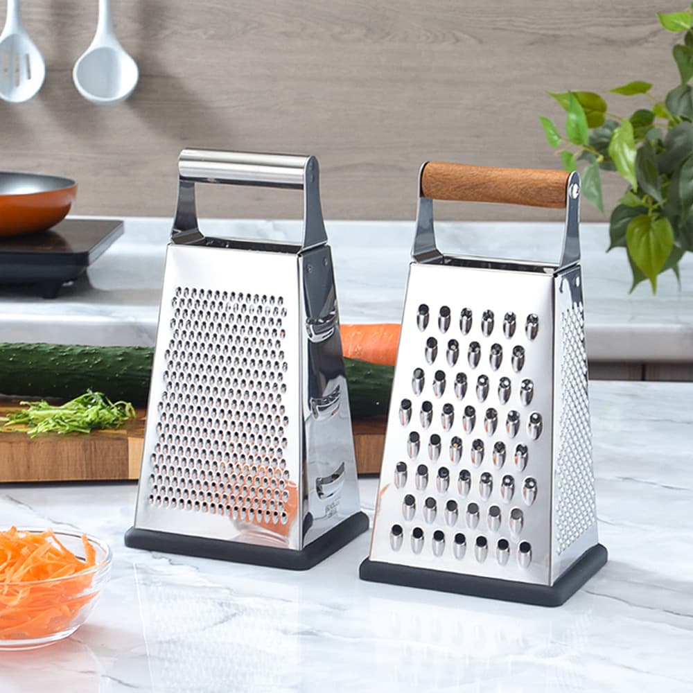Stainless Steel Kitchen Vegetable Slicer 9 Inch Four-Sided Trapezoidal Potato Peeler Multi-Function Home Use Fruit Tool
