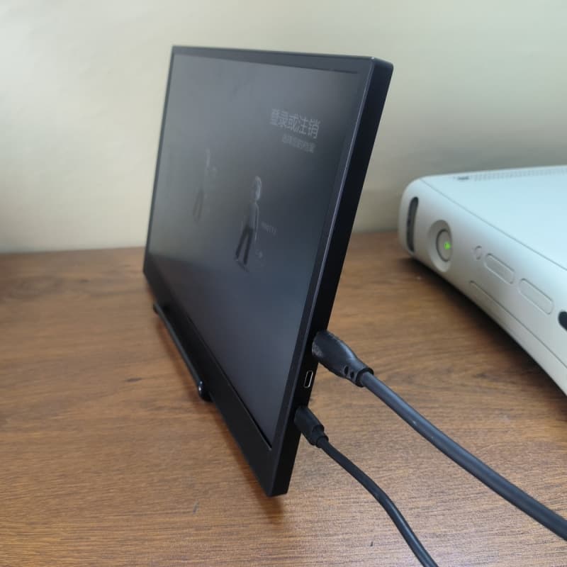 14-inch Portable Monitor, Laptop Secondary Screen, Game Console Expansion Screen with HDMI/Type-C Dual Interface