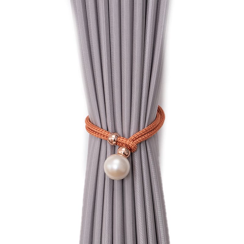 New Adjustable Pearl Drawstring Curtain Tiebacks, Night Pearl Wholesale Cross-border Accessories Multi-color Sheer Curtains Nordic Style