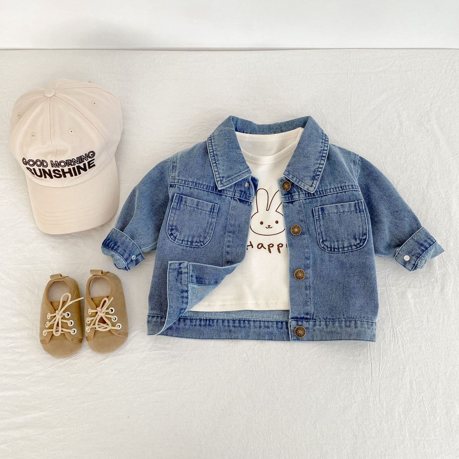 2026 Fall New Denim Jacket, Boys and Girls Casual Fashion Denim Top, Denim Lapel Cardigan Trendy