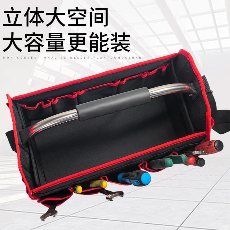 Cross-border Amazon In Stock Foldable Tool Bag, Electrician Repair Tool Bag, Workshop Maintenance Storage Bag