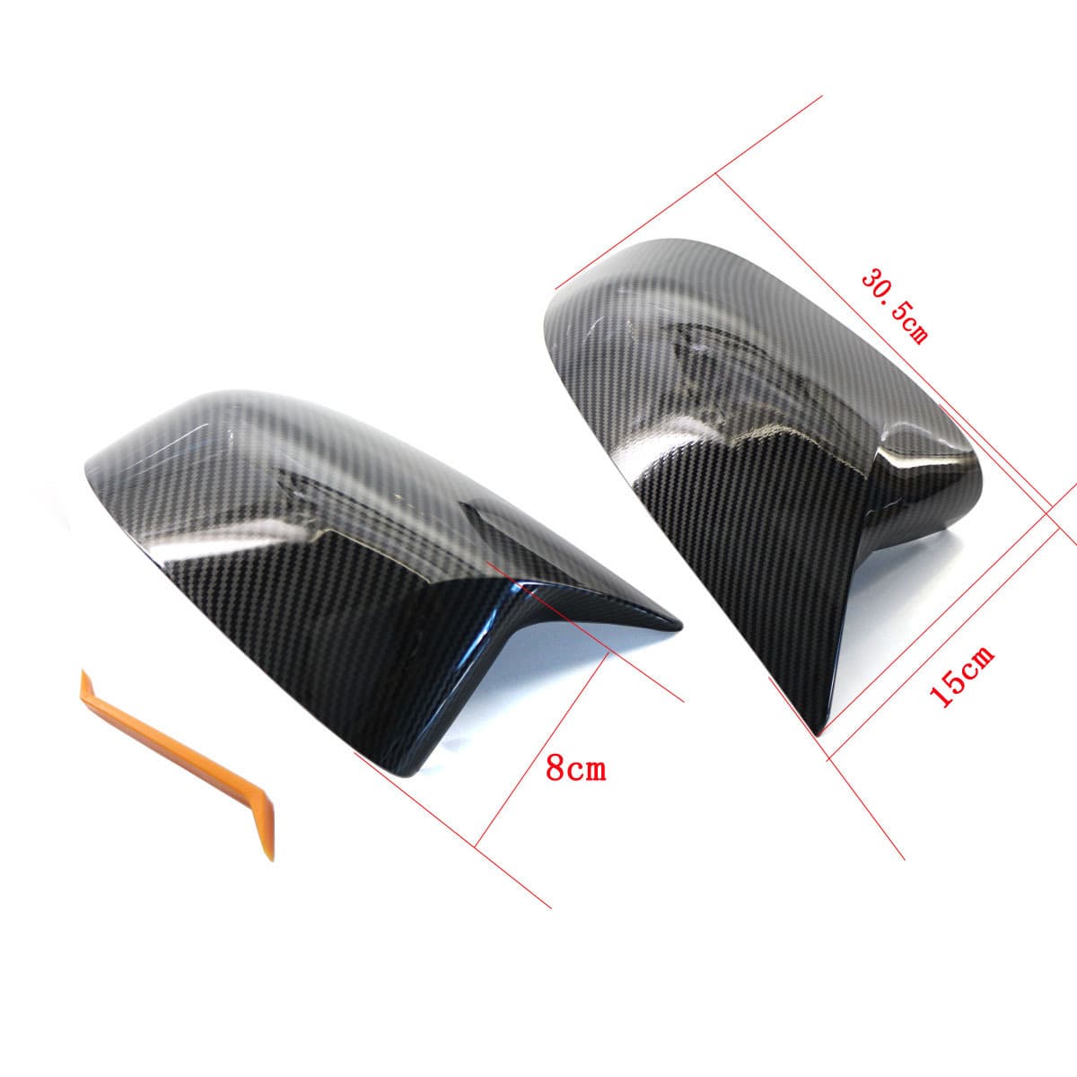 Compatible with BMW X3 G01 X4 G02 X5 G05 X6 G06 X7 G07 Modified Bullhorn Rearview Mirror Cover Auto Parts